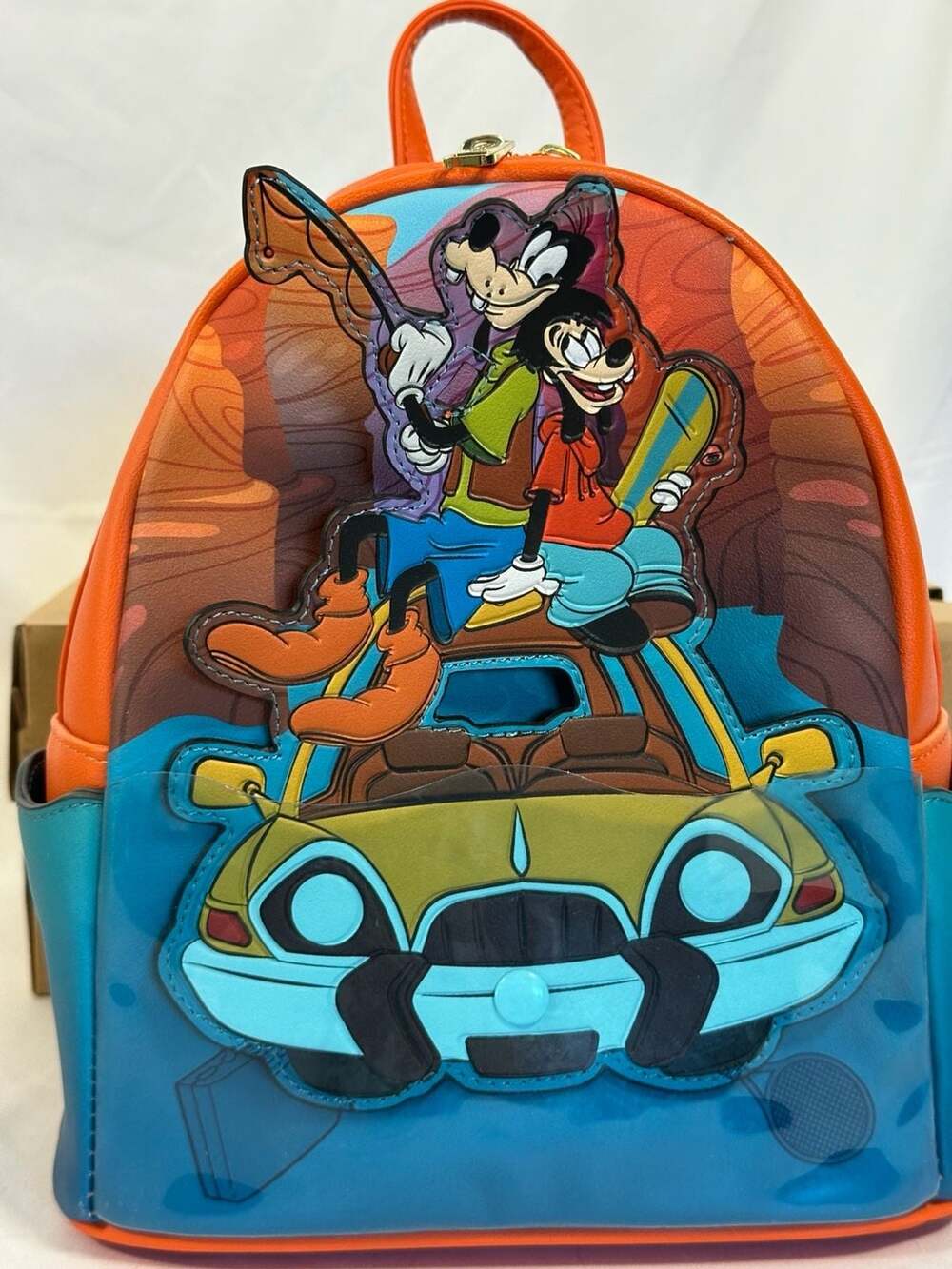 Disney 100 Decades A Goofy Movie Goofy and Max Loungefly Mini Backpack NWT Parks